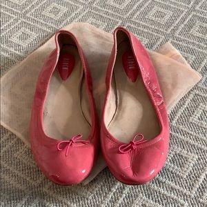 BLOCH Patent Leather Pink Ballet Flats - Size 38
